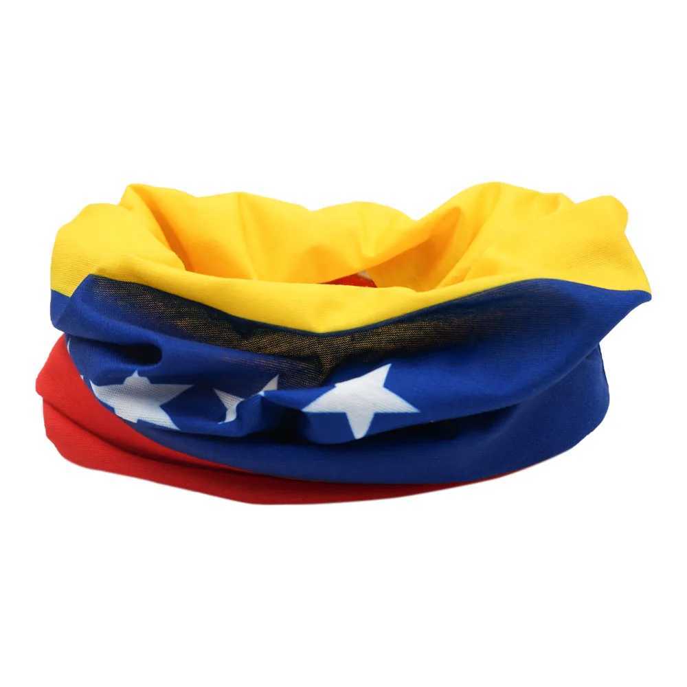 South America National Flags Bandana Breathable Cycling Neck Gaiter for Men Chile Colombia Brazil Women Hiking Headwear SnoodXJ250620