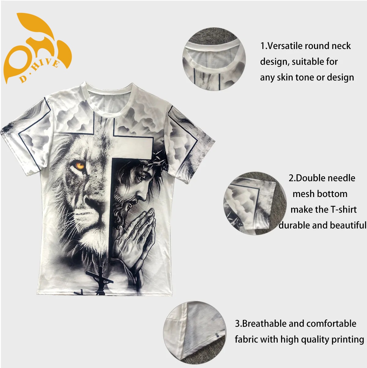 free shipping of customized fashionable American men's T-shirt with exquisite Round neck design High-quality fabric Refreshing