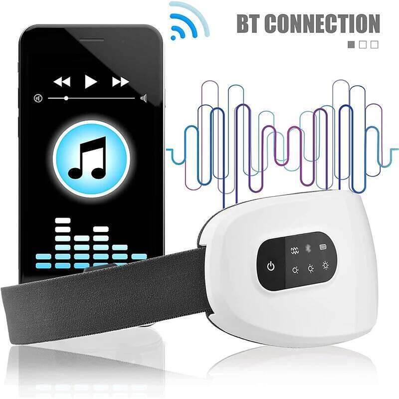 Massager Heating Eyes Mask Vibration Hot Compress Care Instrument Bluetooth Music Eye Massage Glasses Relax Fatigue