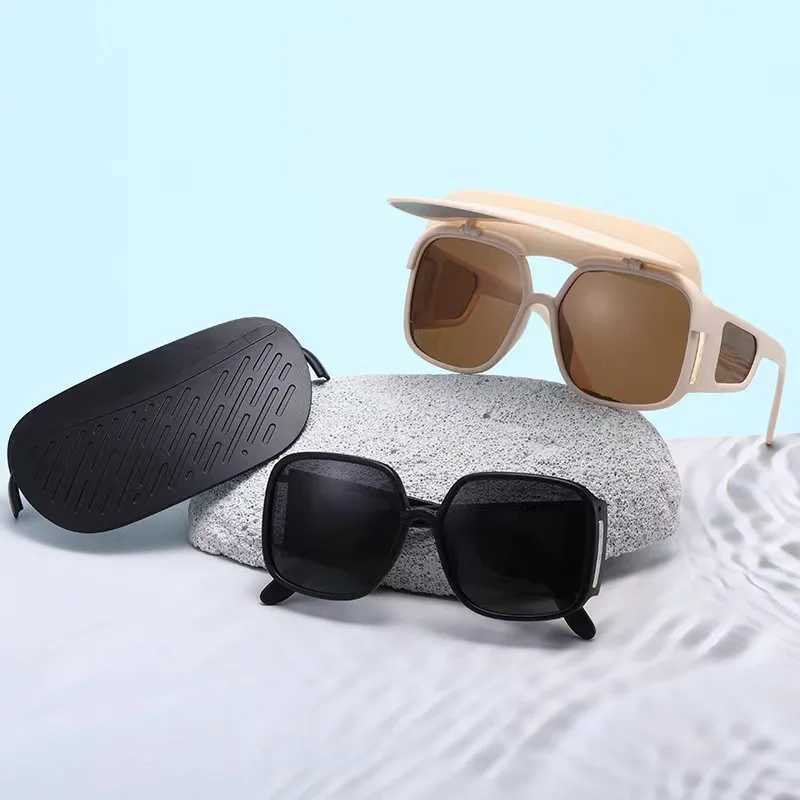 Polarized Sunglasses Multifunctional Anti Sunburn Sun Glasses with Sun Visor for Men Women Outdoor Camping Fishing Shades Eyewear W250621