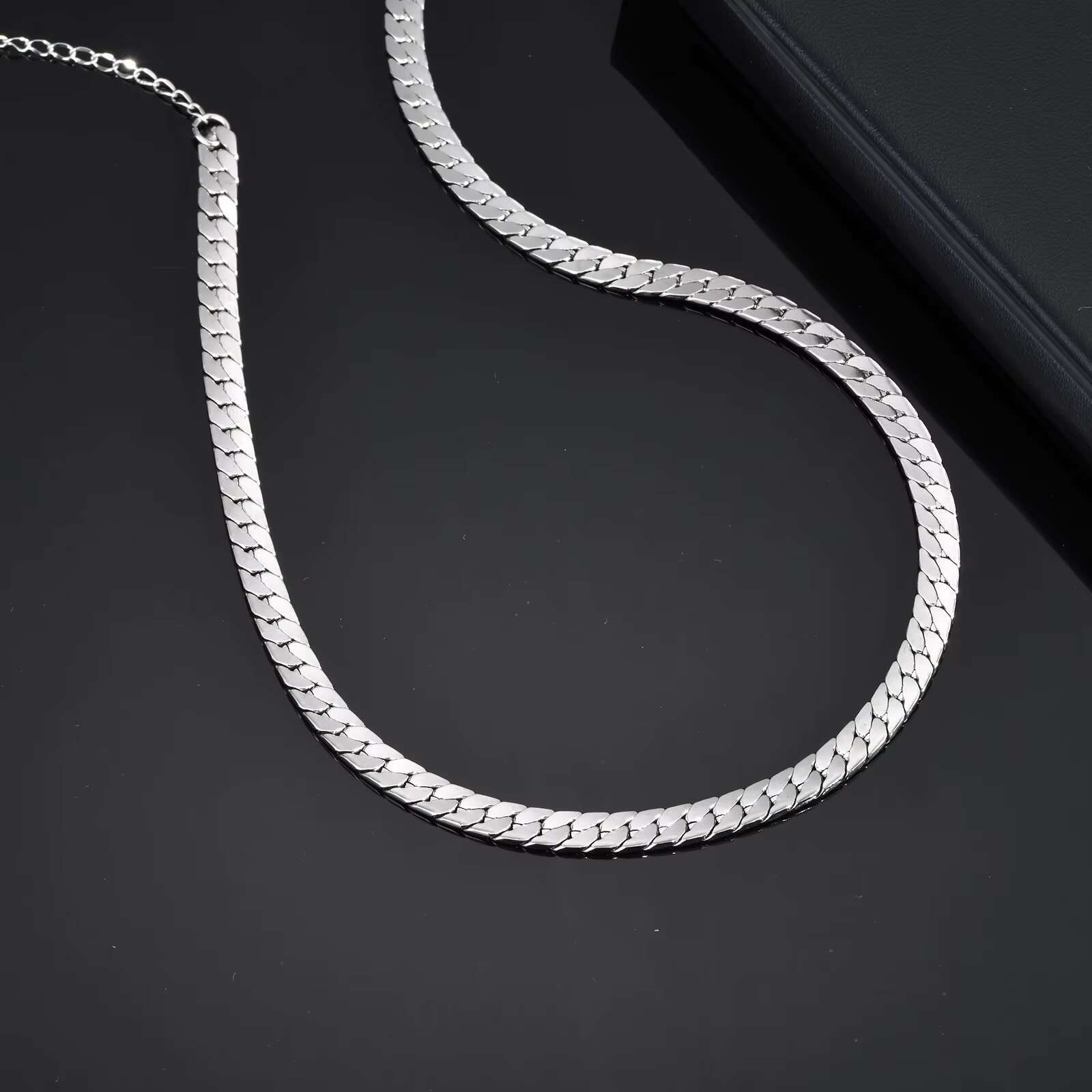 Classic Stainless Steel Miami Cuban Link Chain Hip Hop Collar Jewelry 6mm Fashion Men Chain Necklaces