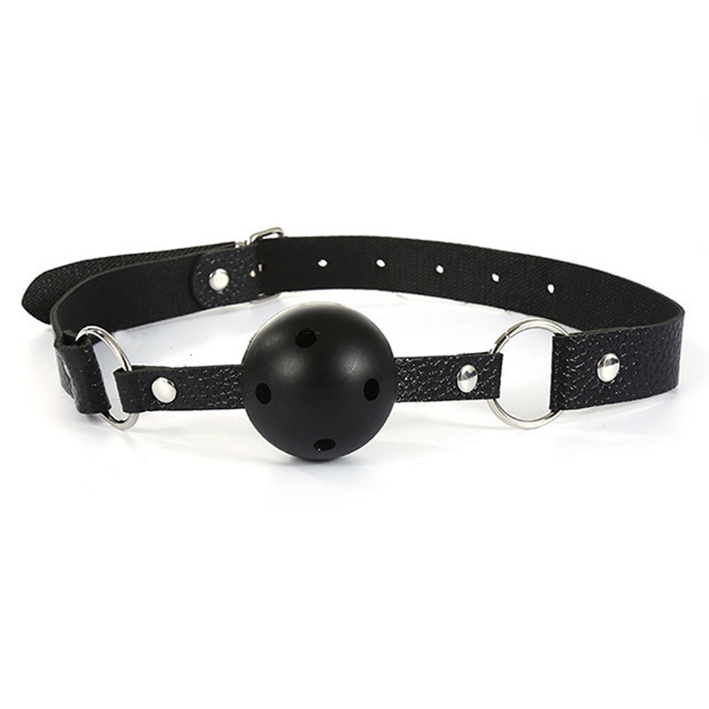 Leather BDSM Restraint Mouth Gag Training Couple Teasing Adult Products Alternative Sexy Toys