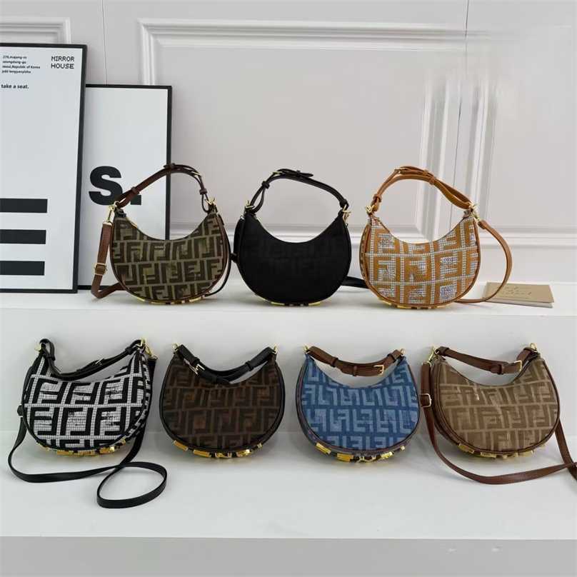 Designer bags, high-quality handbags Underarm Fen Home Shoulder Double Fashion Trend Old Flower Correct Letter