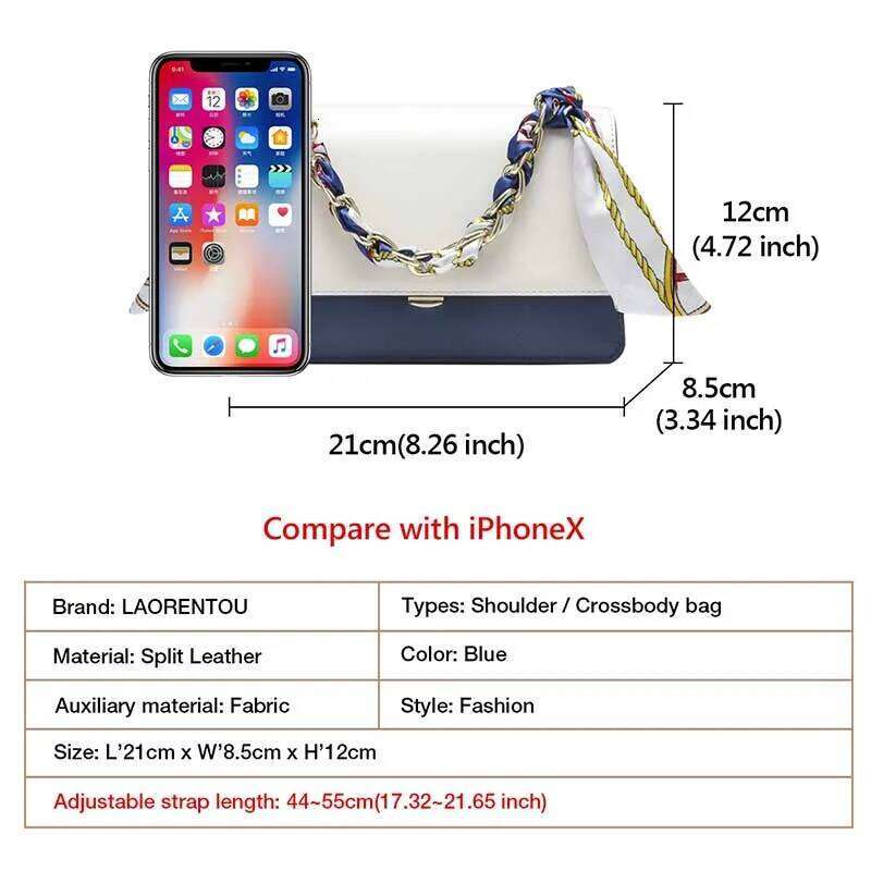 Designer bags LAORENTOU Split Leather Women Shoulder Bag Fashion Handbag 2025 Design Female Crossbody Purse
