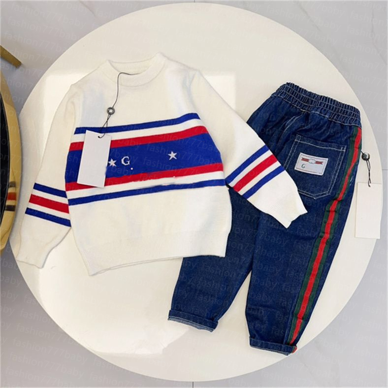 15 styles kids Designer knitting sweater Baby Children's brand clothing for boys and girls Warm fall and winter sportswear Sweater pants size 90-150cm