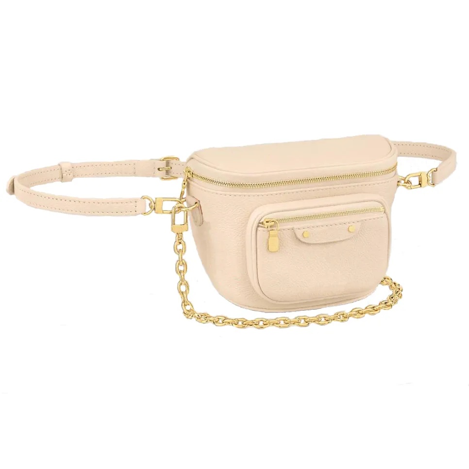 Designer bag Waist Bags Mini Bumbag Ladies Luxury Denim Waist Belt Bag Crossbody Chestpack Leather Flower Bum Bag Designers Mens Fanny pack Chain Handbags