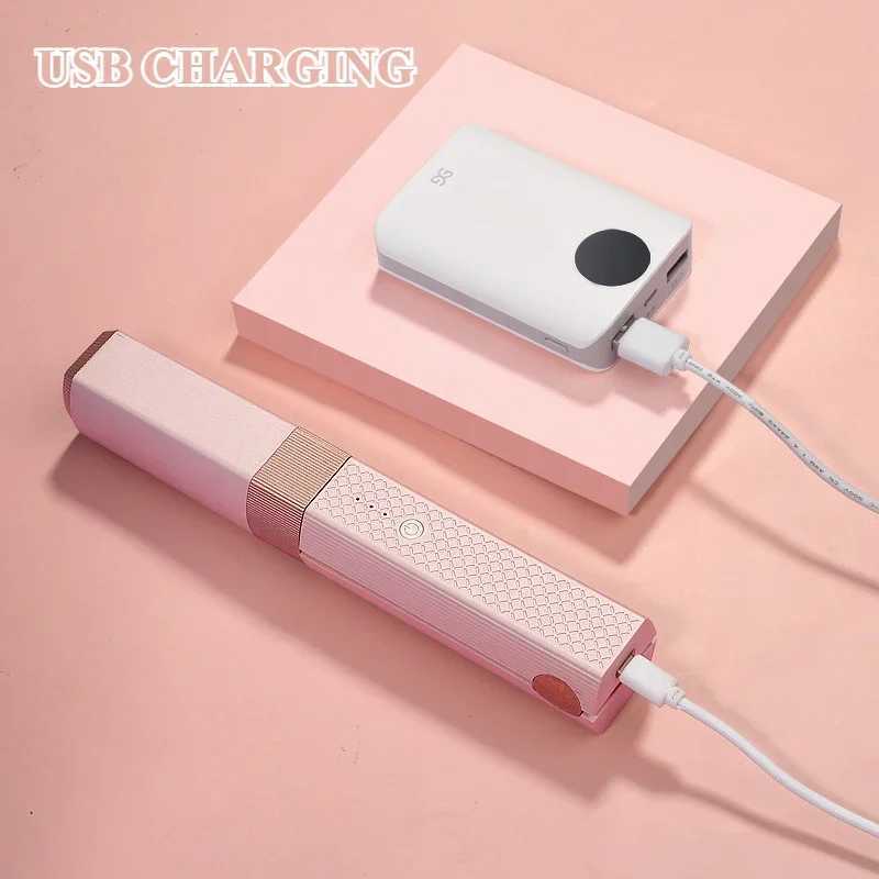 Dual-Purpose Hair Straightener And Curling Iron Splint Portable No Hair Damage Straight Curling Hair Styling ToolXJ250621