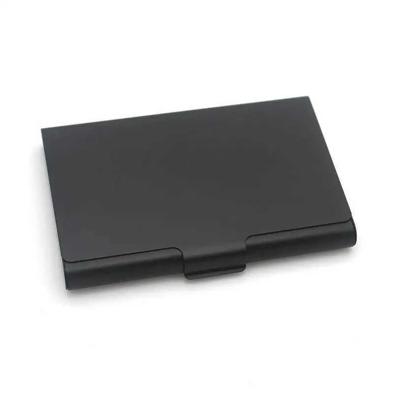 1Pc Men Business Card Case Stainless Steel Aluminum Holder Metal Box Cover Women Credit Business Card Holder Case Z250621