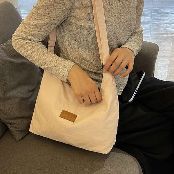 Ultra-light Large Capacity Waterproof Oxford Cloth Couple Fashion Versatile Casual Korean Style Tote Lightweight Crossbody Bag
