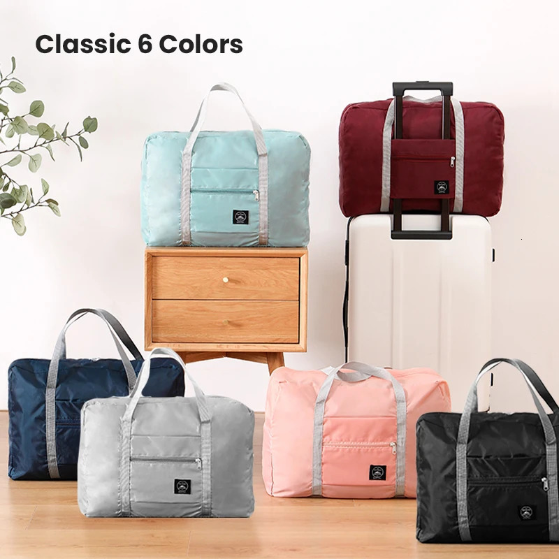 Foldable Travel Duffel Bag for Airlines Carry on Women and Girls Lightweight Large Capacity Sports Weekend Trip Overnigh 250612