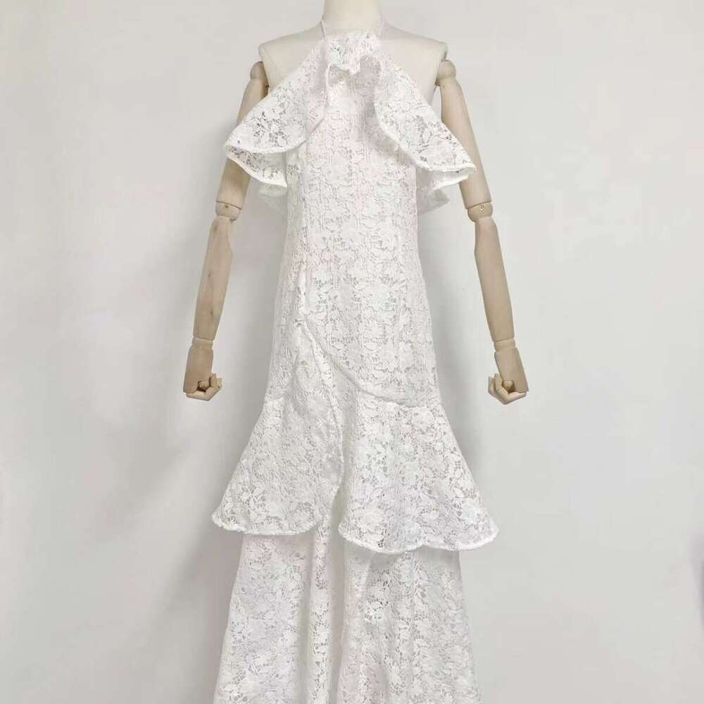 White Skirt Maxi Skirt OUMO Summer New Sexy Bodycon Slim Waist Hollow Out Long Dress For Women Long Skirt