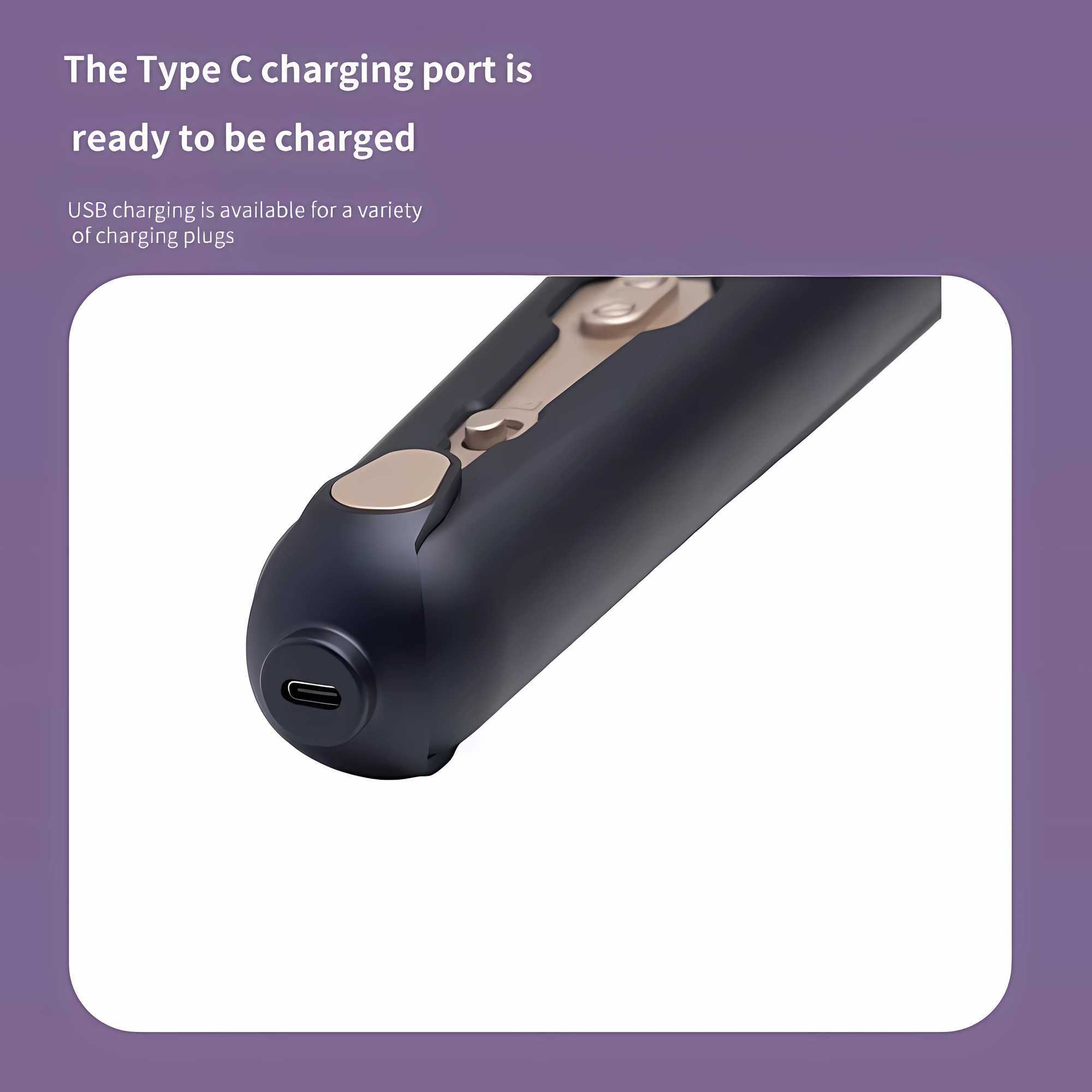2 in 1 Portable Type-C Hair Straightener Curler Wireless and Rechargeable Perfect for Travel Dorms Unique Gift IdeaXJ250621