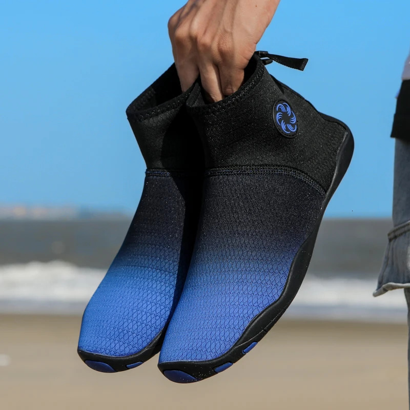 Men Aqua Shoes Barefoot Swimming Water Shoe Upstream Boots Breathable Sport Sneakers For Fitness Hiking Beach Sea 250612
