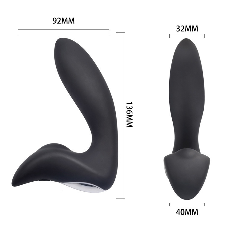 Wireless Remote Control Instant Orgasm Masturbator for Men and Women Anal Plug Massager Adult Sex Toy