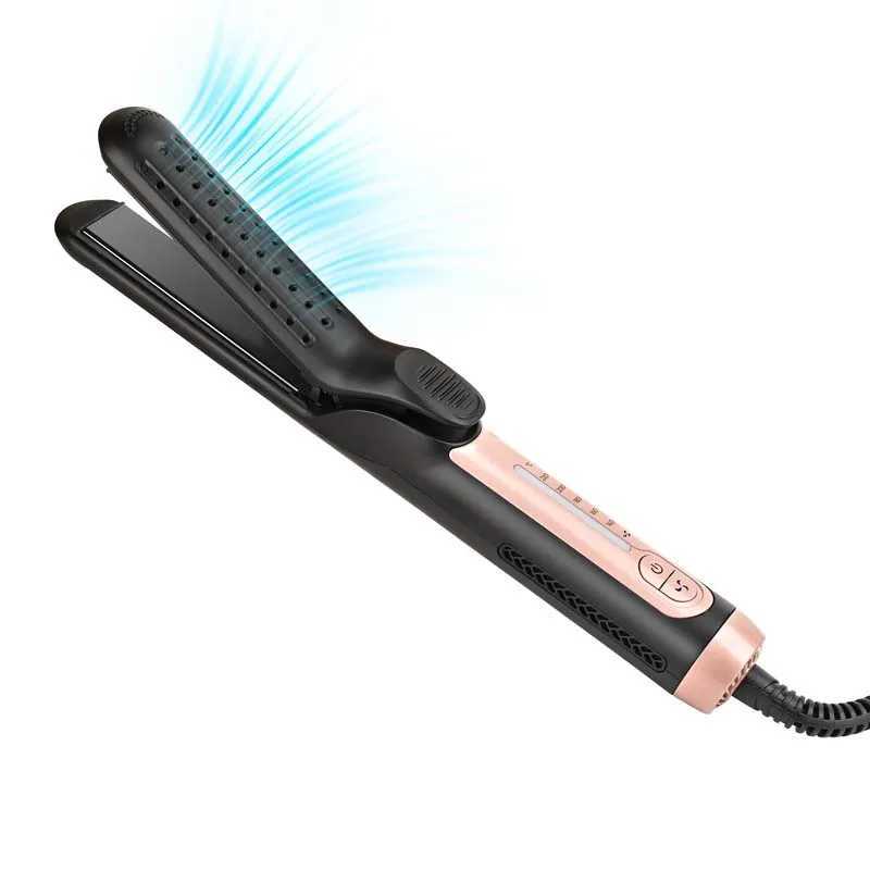 2 in 1 Beauty Hair Styling Tools Multi-function Hair Straightener and Curler Style Ionic Curling IronsXJ250621