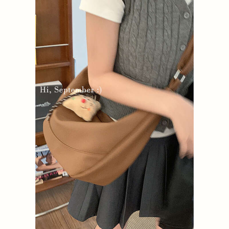 designer bag Minimalist Texture Women's 2024 New Soft Dumpling Versatile Shoulder Crossbody Bag