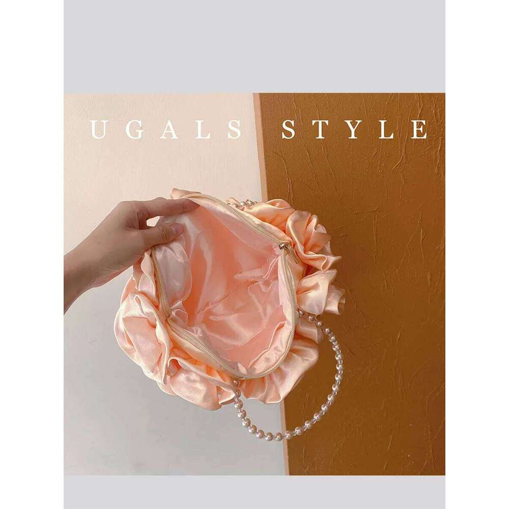 Designer Bag Dress Bag White Bride Clutches Ladies Party Handbag Woman Purple Evening Flower Bags Floral Wedding Clutch