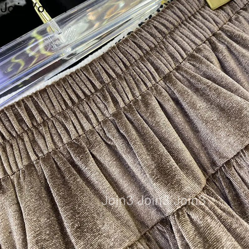 Patchwork Lace Velvet Skirts Women Sweet A-line Jupe 2224 Faldas Mujer De Moda Hig Waist Sweet Saia Lolita Style Cute Mini Skirt