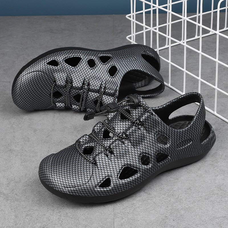 Luxury Brand Designer Shoes Sandals Factory New Cross-Border Large Size Lace-Up Lightweight EVA Sandals For Men Outdoor Casual Breathable Beach Clogs 