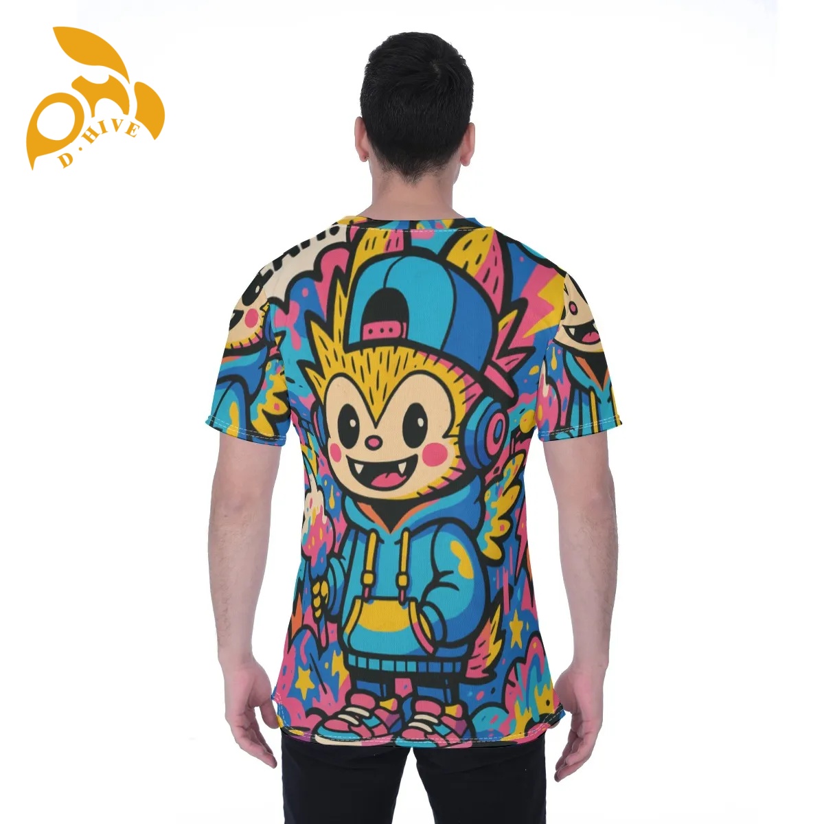 free shipping of customized fashionable All-Over Print Men's T-shirt | Birdseye with exquisite Round neck High-quality design Sports comfortable