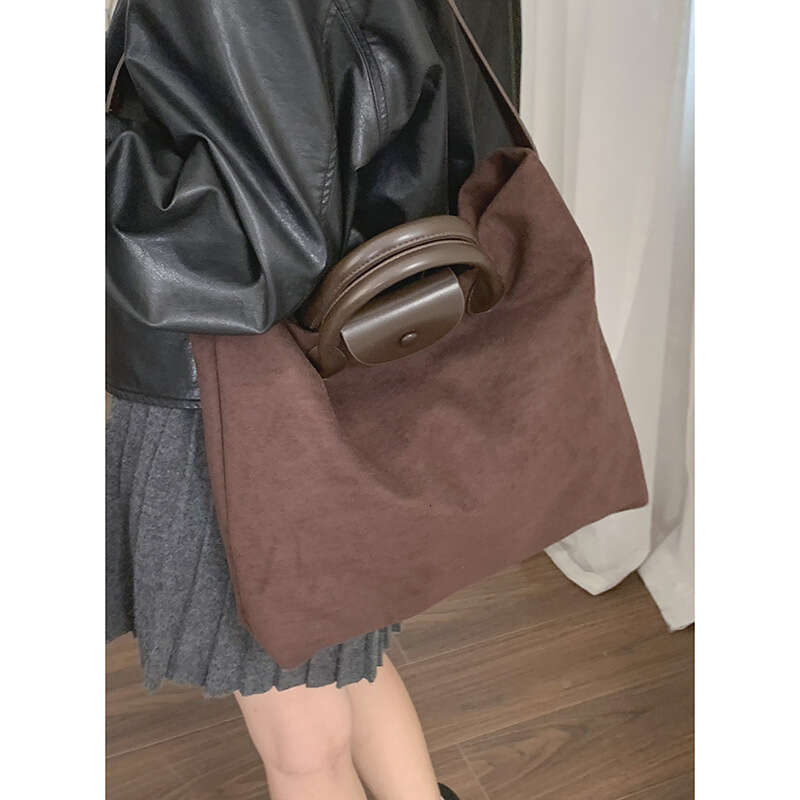 for Women, designer bag Large Capacity Suede Handbag, Women's 2024 New Tote Bag, Crossbody Commuter Bag