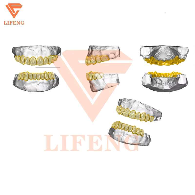 Lifeng Jewelry Custom VVS Moissanite Hip Hop Grillz Iced Out Deep Perm Cut Diamond Rapper Grillz