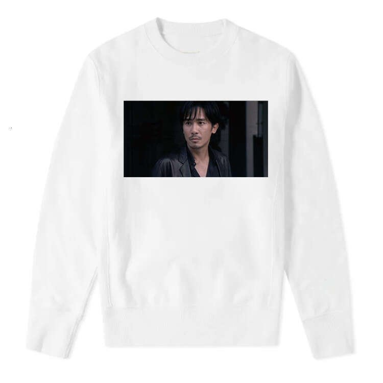 Era Classic Movie Infernal Affairs Collaboration Andy Lau Tony Leung Hong Kong Film Crewneck Sweatshirt