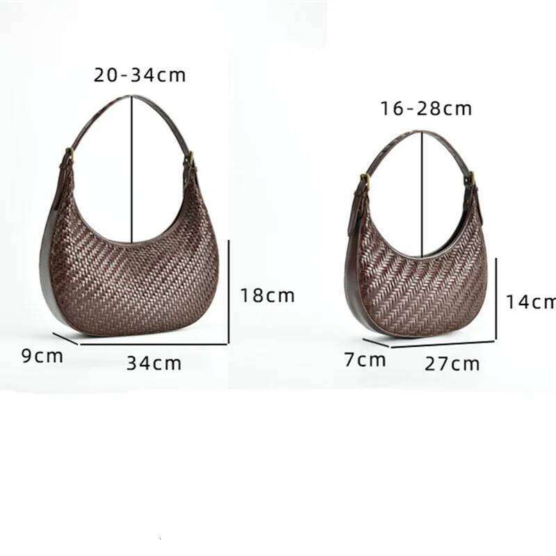 2023 New Braided Baotou Layer Cowhide Retro Underarm Europe And America Leather Female Bag Pure Hand 2025/06/22