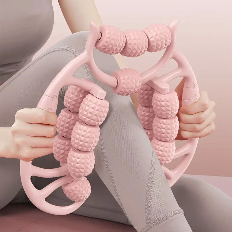 31820 Rounds Massage Roller of Circular Leg Slimming Leg Massager Muscle Stretching Equipment Circular Leg Clamp 250619