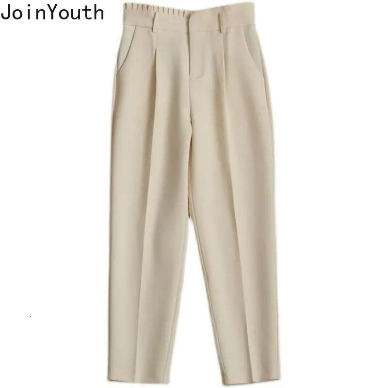 Harem Pants Women Clothing High Waist Tunic Casual Pantaon Femme 2025 New Bottoms Sweet Ruffles Fashion Temperament Trousers