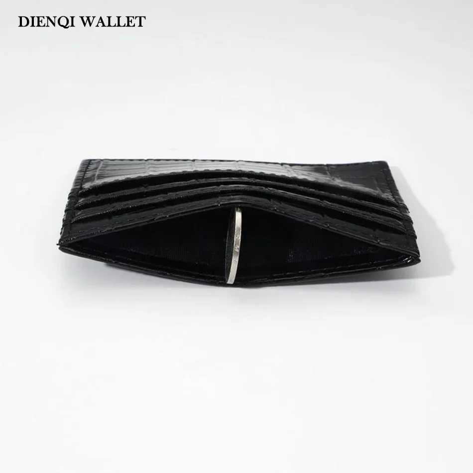 Women Crocodile Pattern Card Holder Trendy Casual Wallets Minimalist Multi-slot Bank Cardholder Slim Wallet for Women s Z250621