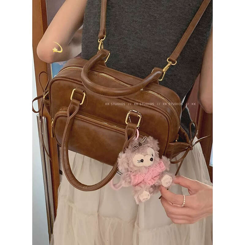 designer bag Textured Handbag Small Bag for Women 2024 New Simple Multifunctional Casual Backpack