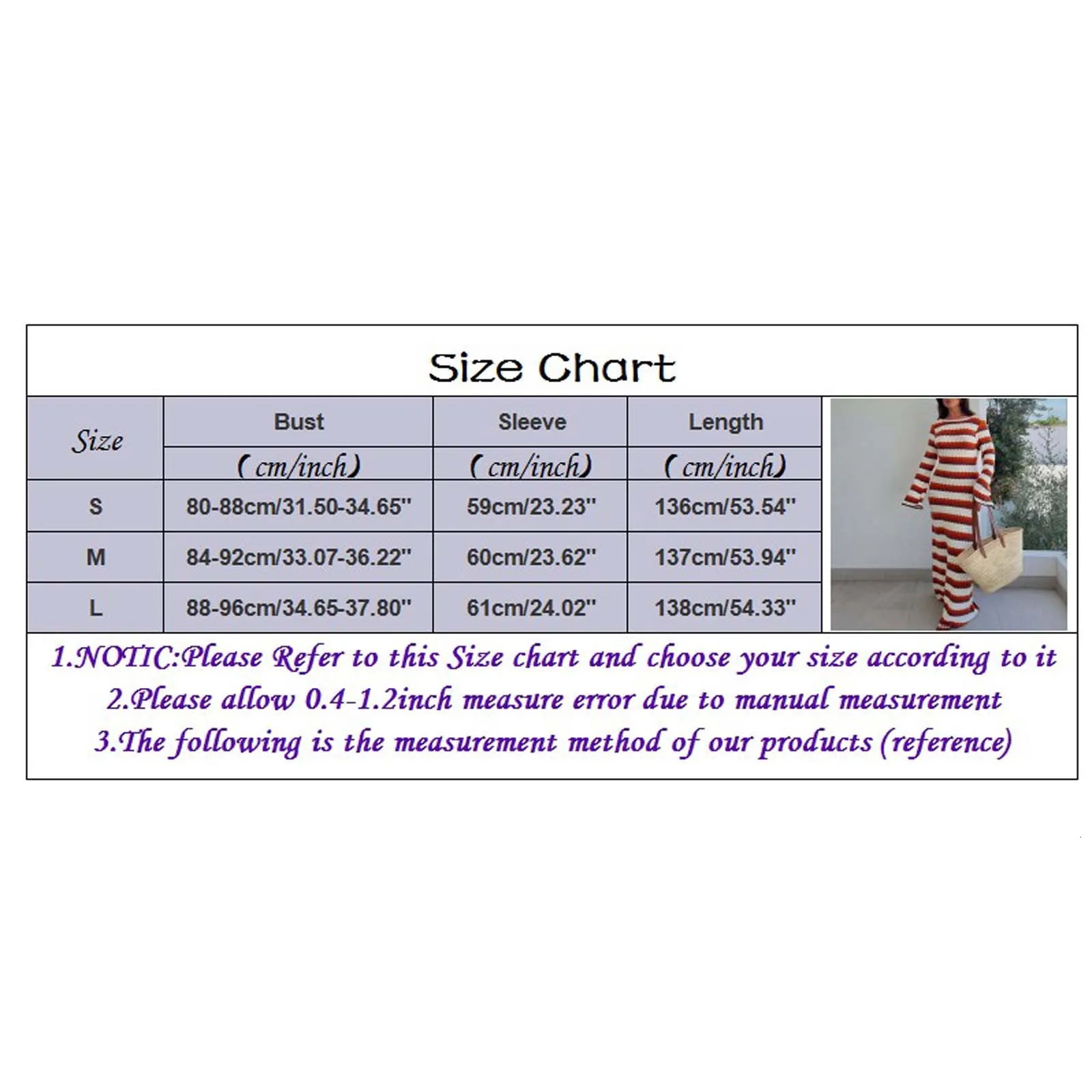 Knitting Hollow Out Dresses Womens Striped Contrast Dresses Beach Vacation Sexy Long Dress Autumn And Winter Sweater Dress 250617