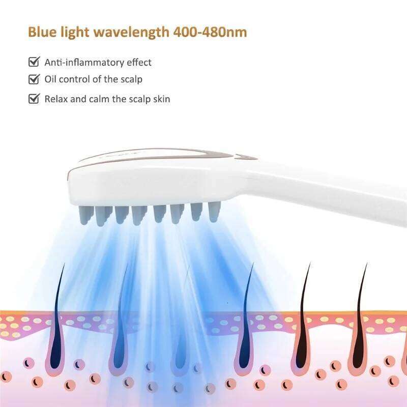 in 1 Electric Wireless Infrared Comb Growth 3 Modes Vibration Massage Scalp Brush Anti Loss Hair Care