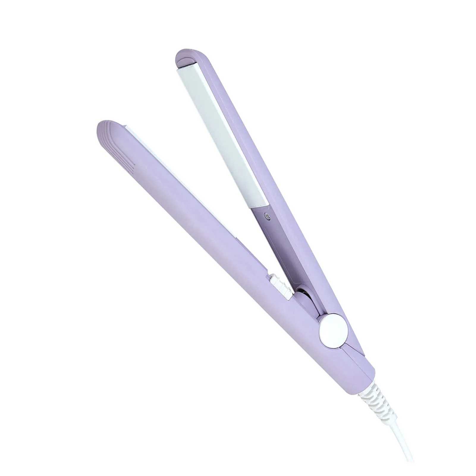 2 in 1 Mini Hair Straightener Ceramic Plate Beauty Flat Iron Heating Curler Hair Straightener Mini Flat IronXJ250621