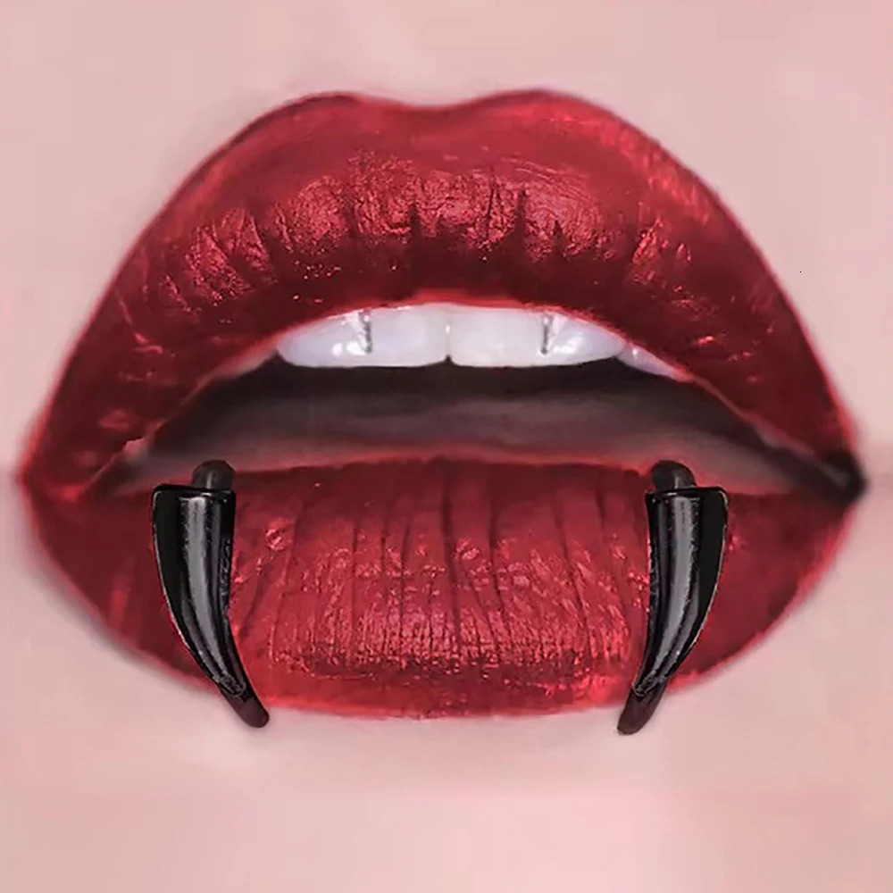 Fashion Tusk lip Stud Free Piercing Smooth Crescent Lip Clip Unisex Men Women Trend Personality Lip Ring Jewelry 250617
