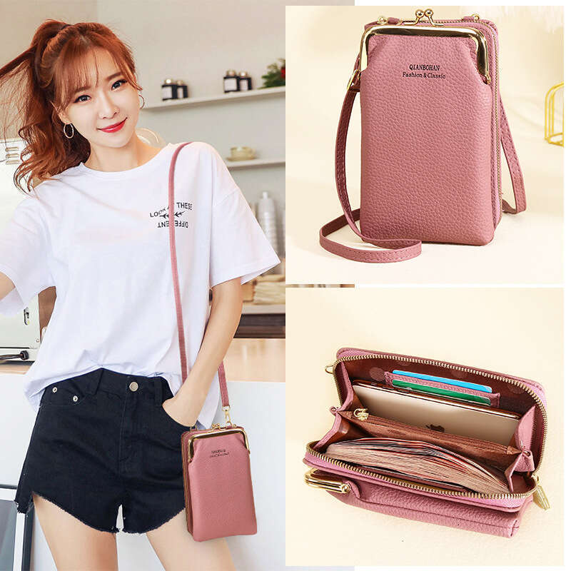 Hot Selling New Crossbody Small Bag Women's Multifunctional Wallet Korean Fashion Versatile Phone Pouch Coin Purse