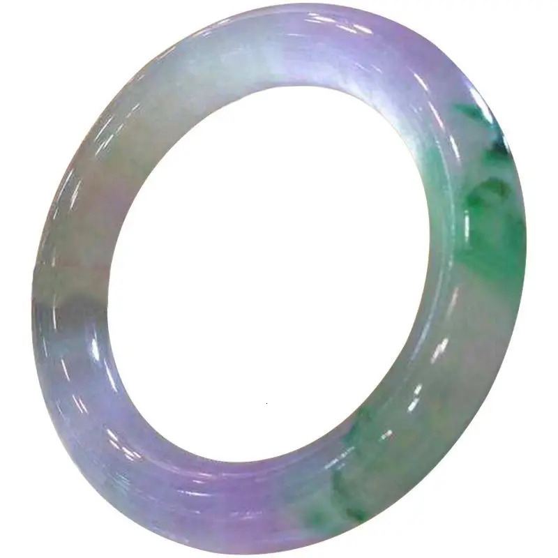 Natural Chinese Green Jade Bracelet Charm Fashion Jadeite Jewelry Accessories Hand Carved Women Lucky Amulet Gift250616