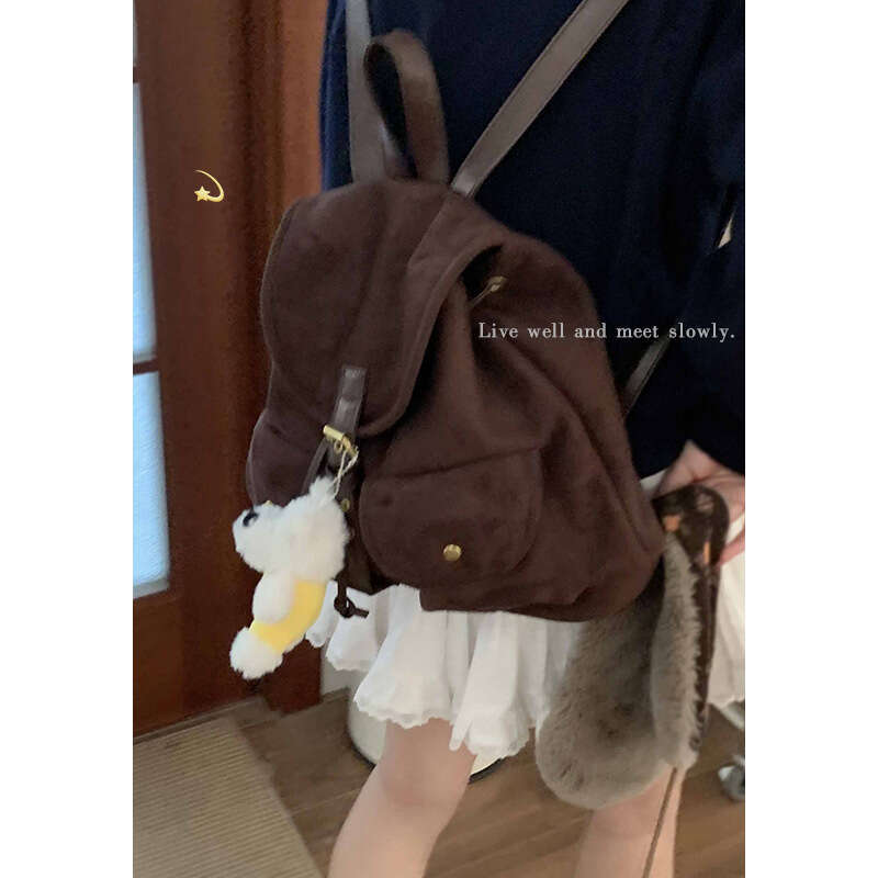 designer bag Korean Style Simple Large Capacity for Women 2024 New Niche Design Casual Versatile Commuter Backpack