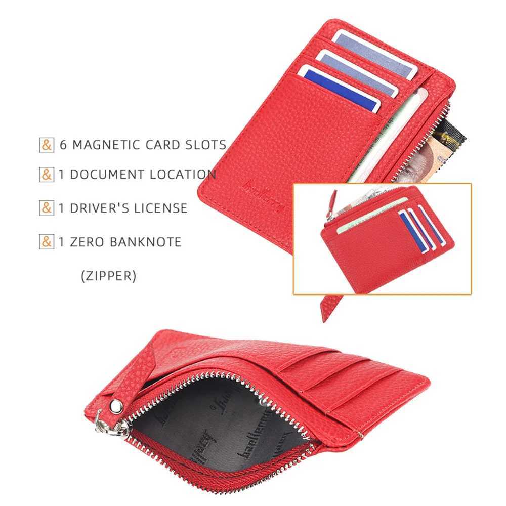 2024 New Mini Women Wallets Card Wallets Name Engraving Zipper PU Leather Top Quality Fashion Female Purse Card Holder Wallet Z250621
