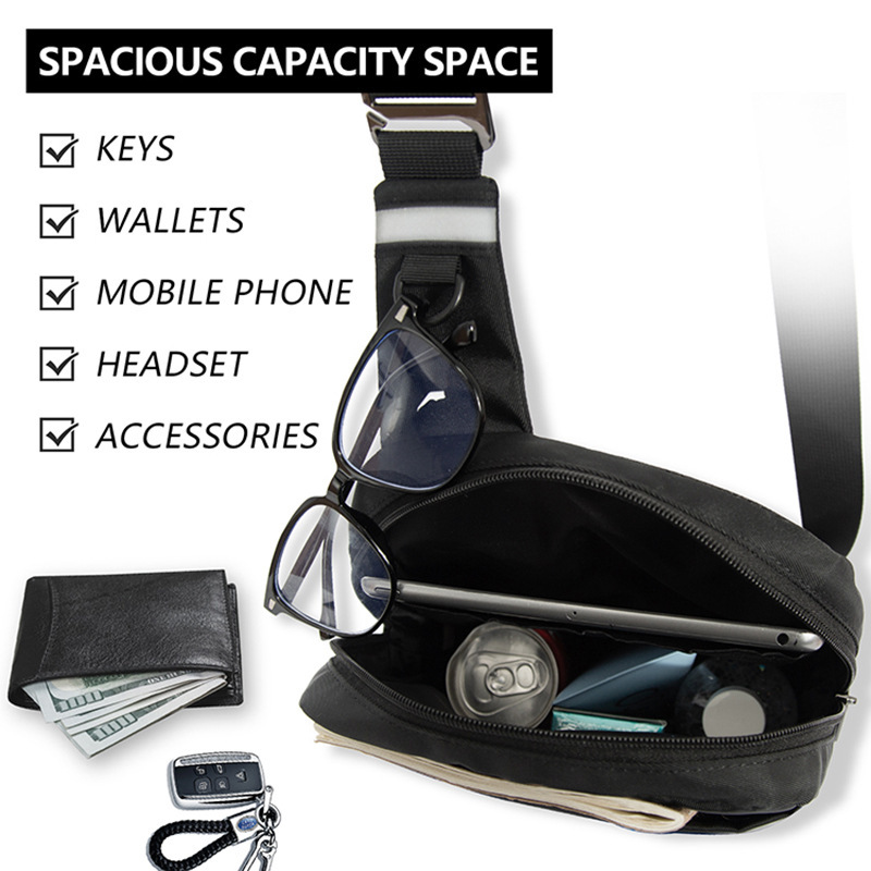 Free Shipping Designer Bag Chest Bag For Men, Mobile Phone Bag, Outdoor Casual Luxury Bag Travel Waterproof Wear-resistant Multi-functional Crossbody 