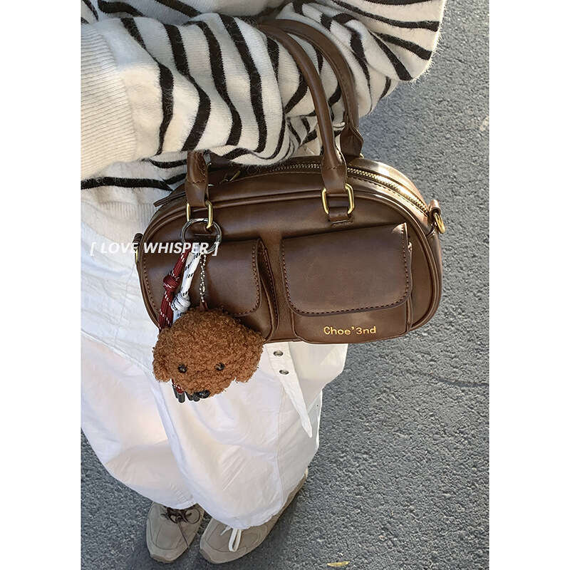 Niche Texture Bowling Ball for Women 2024 New Fashion Handheld Pillow Single designer bag Shoulder Crossbody Bag