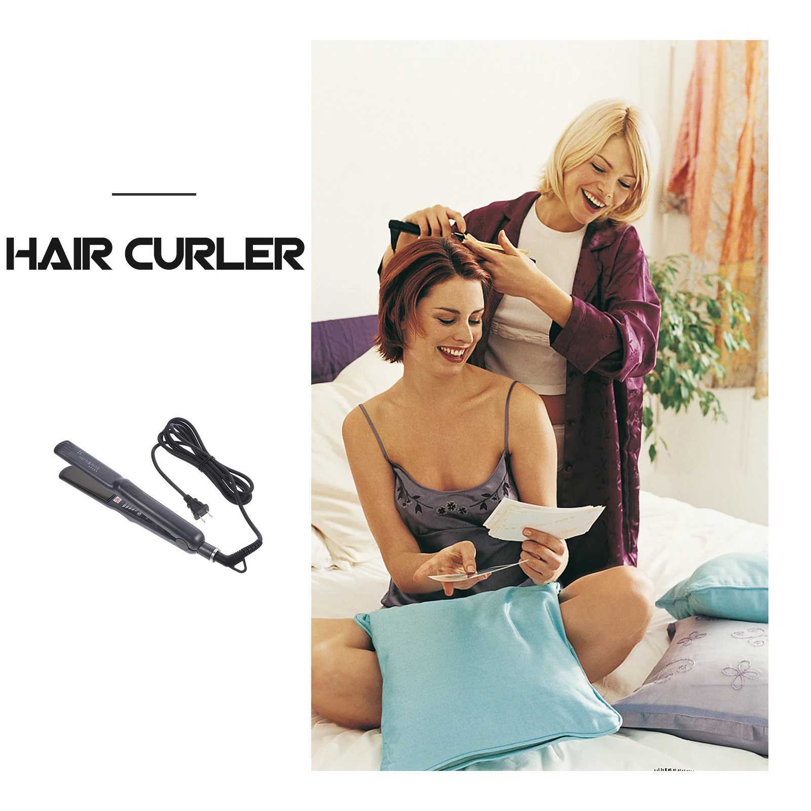 1pc Hair Straightener Professional Steam Iron Curler for Salon Household Dual Purpose Fast Heating Uniform TemperatureXJ250621