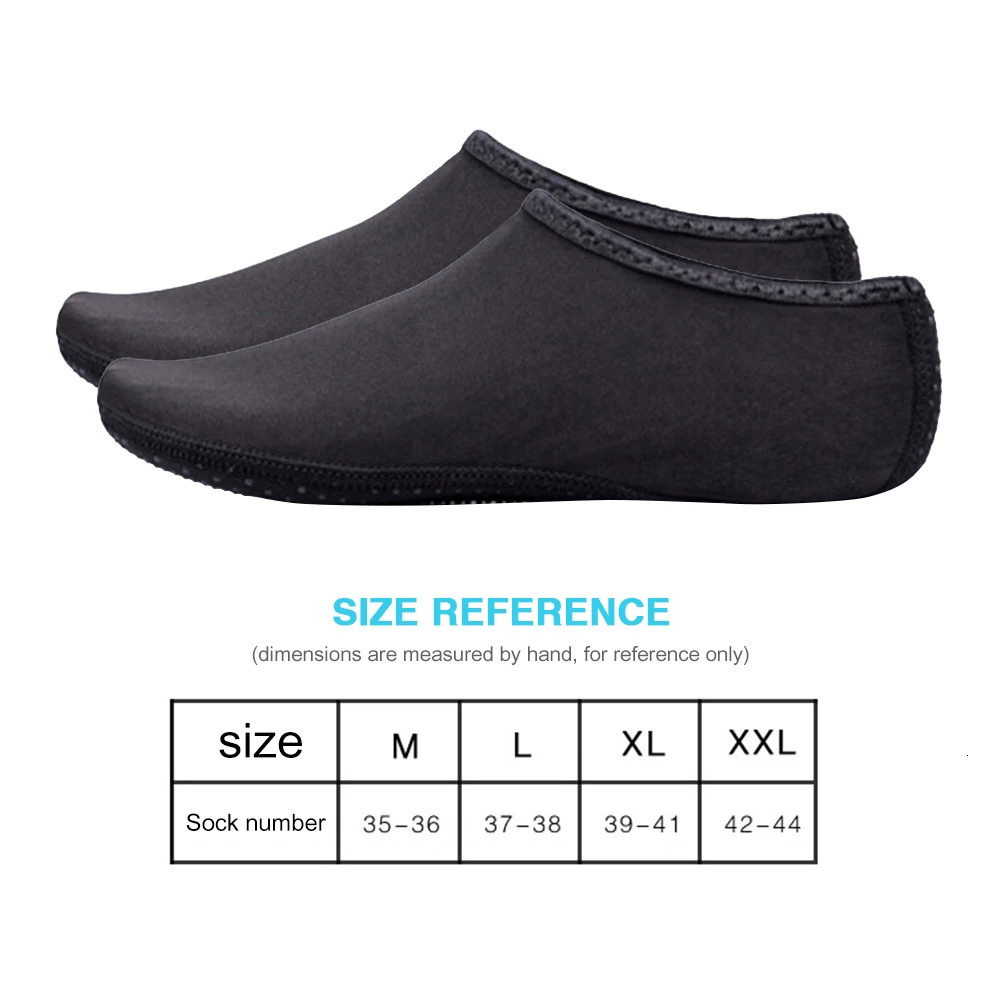 Aqua Diving Sockses Swimming Socks Slipper NonSlip Water Shoes Summer Beach Sandal Flat Shoe For Sport Men 250612
