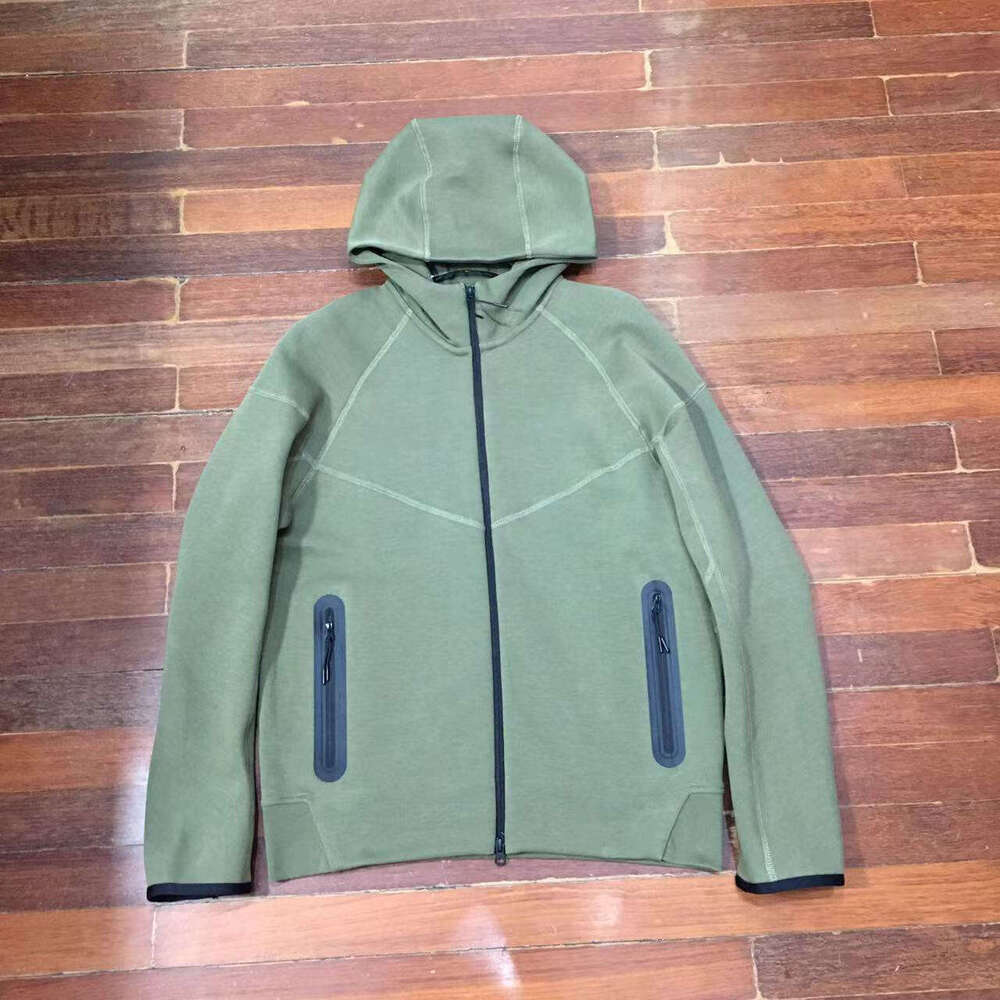 2024 Spring and Autumn Casual Sports Breathable Cotton Double-Sided Zipper Pocket Hooded Men's Multi-Color 922 Jacket