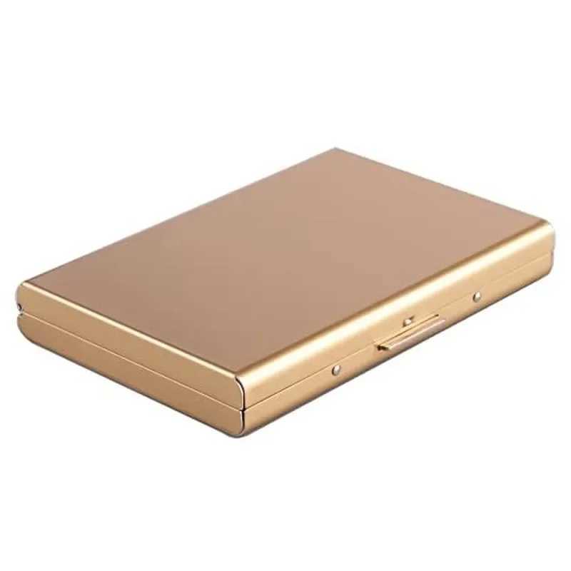 Metal Bank Credit ID Card Organizer Box Standard IC ID Card Holder Case Box Portable Business Cards Storage Box FRID STOP Z250621