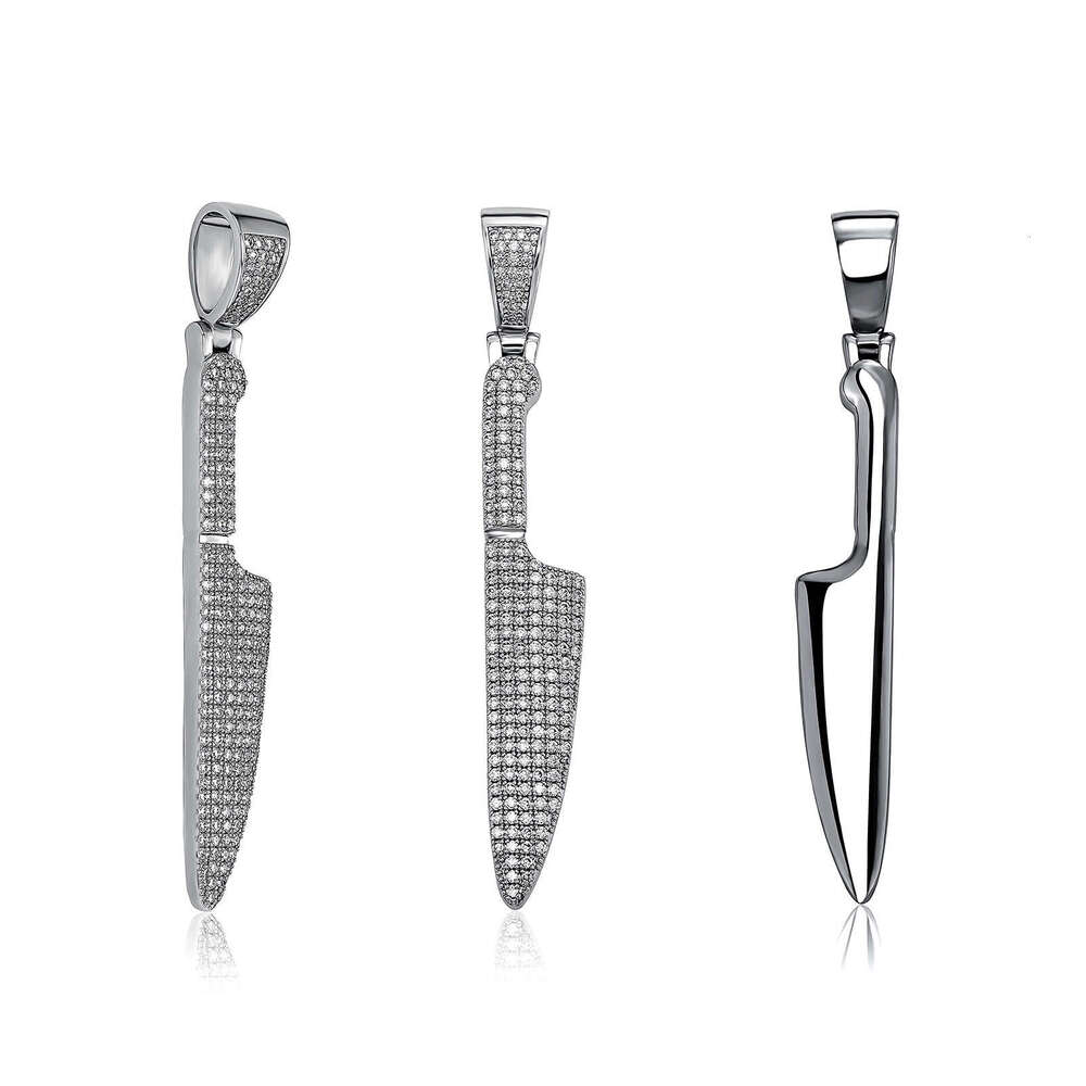 Jin Ao Necklace Dagger Knife Men's Personality Pendant New Hip-Hop Trendy Accessory
