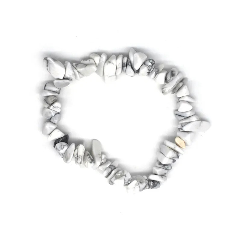 Reiki treatment Crystal Quartz Natural Stone Bracelet Charm Raw chip Healing Chakra Yoga Stretch Bangle for women men boy girl 250606