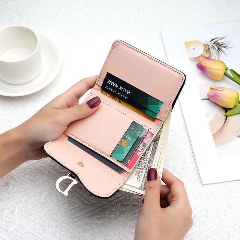 Designer Purses For Women Free Shipping Unisex Travel Uxury Wallet Modern Canvas Mini Zipper Snap Brown Multiple Card Slots ID Window Credit Card Holder Long