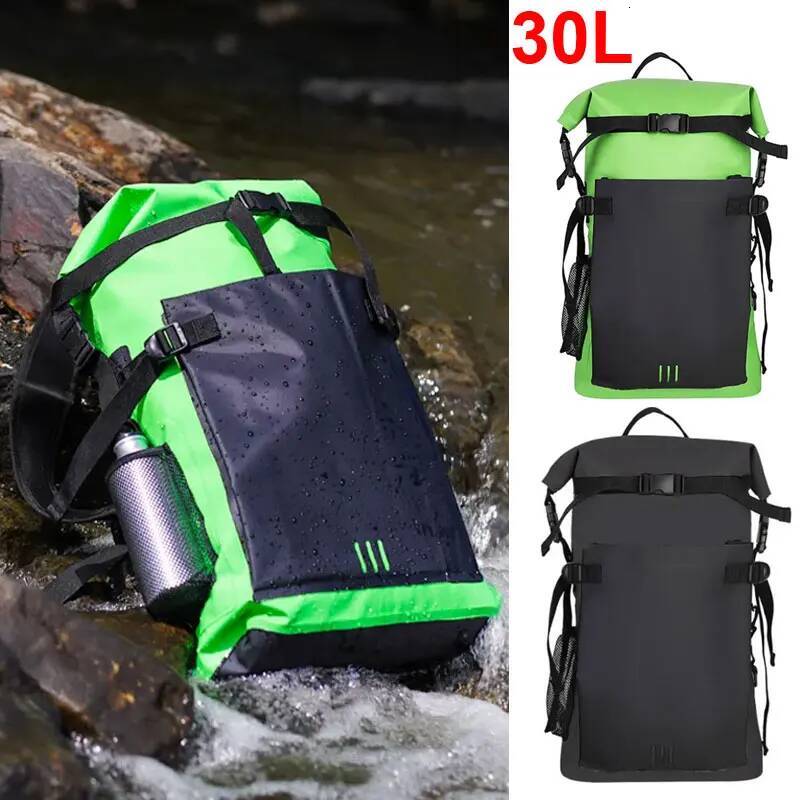 30L Waterproof Dry Bag Backpack For Camping Drifting Hiking Swimming Rafting Kayaking River Trekking Outdoor Floating Bags designer bag